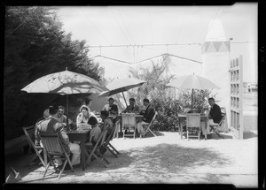 Construction of new homes, Lido Isle, Newport Beach, CA, 1932