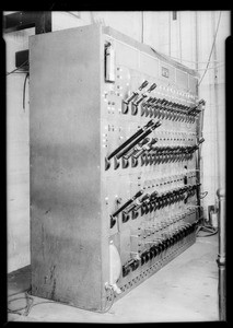 Hollywood Music Box Theatre switchboard, 6126 Hollywood Boulevard, Los Angeles, CA, 1931