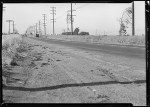 South Western Avenue, from 114th Street north to 107th Street, Los Angeles, CA, 1932