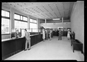 New branch, Security-First National Bank, at West 85th Street & South Vermont Avenue, Los Angeles, CA, 1929