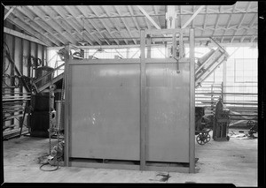 Sterilizer for boxes, Southern California, 1931