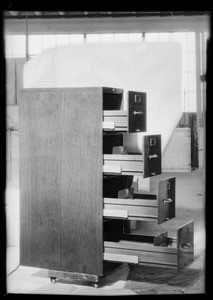 Files and construction, Albatross Steel Furniture Co., Southern California, 1931