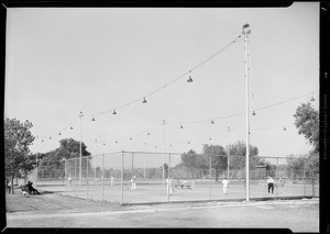 Griffith Park tennis courts, Los Angeles, CA, 1931