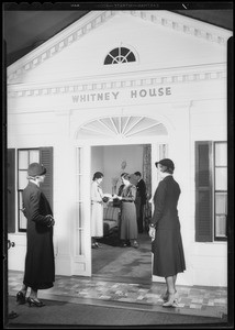 Whitney House, merchandise orders, May Co., Southern California, 1933