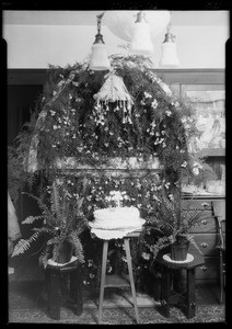 Mr. Chamberlain Wedding, Southern California, 1925