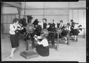 Publicity, motors & girls, Southern California, 1929