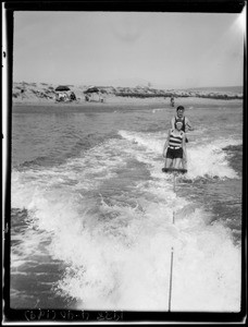 At Balboa Island, Newport Beach, CA, 1928