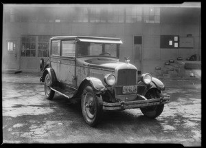 Jewett sedan, Southern California, 1931