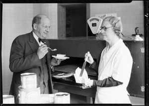 Mr. Eckdahl and Kate Vaughn of Express, Southern California, 1930