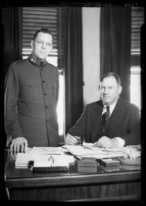 Supervisor Quinn and Mr. Layman, Southern California, 1934