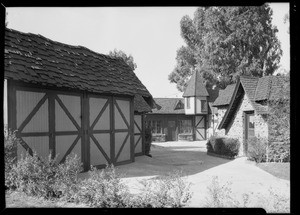 Entrance to laboratory, Southern California, 1934