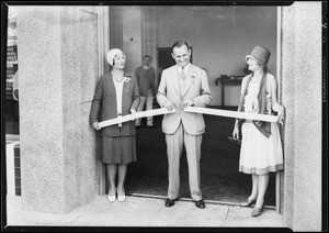 Opening of new store, Southern California, 1929