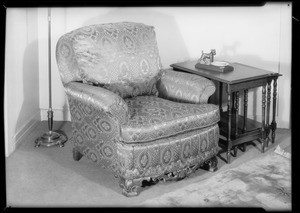 Furniture and rugs, Los Angeles, CA, 1932