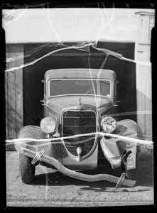 Dodge sedan, Southern California, 1936