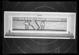 Drawing for Beech-Nut brand peanut butter, Southern California, 1929