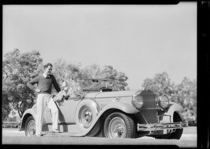 Packard Roadster (car used for Union Oil Co. photograph), Southern California, 1931