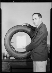 Olympic tire covers, etc., Southern California, 1928