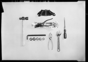 Tools as Christmas specials, National Automotive School, Southern California, 1930