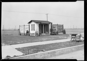 Signs, Leimert Park, Los Angeles, CA, 1927