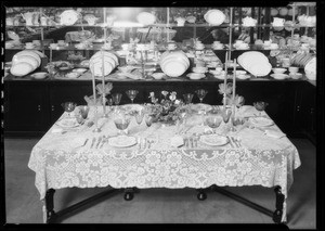 Correctly set tables, Los Angeles, CA, 1926