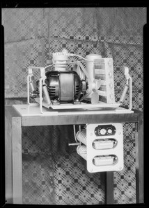 Refrigerators & shot of unit, Southern California, 1932