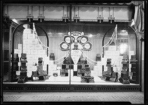 Radio windows, Broadway Department Store, Los Angeles, CA, 1925