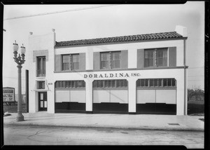 Exterior of building, Doraldina, 819 North La Brea Avenue, Los Angeles, CA, 1932