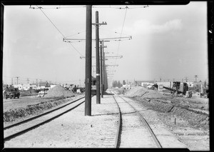 Intersection of South Broadway and West 111th Street, Los Angeles, CA, 1932