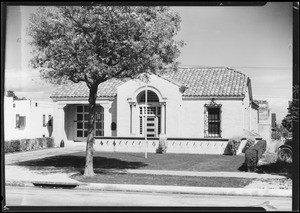 Fire station at 5730 Angeles Mesa, Southern California, 1929