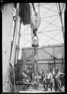 Shell deepest well in world at Signal Hill, CA, 1929