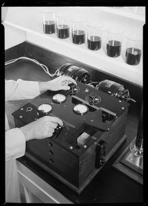 Laboratory equipment and warehouse, Southern California, 1940