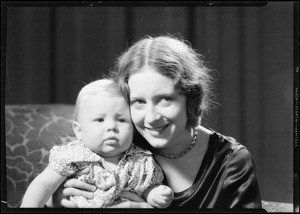 Mother & baby, Southern California, 1931