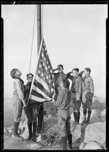 Ceremonies at Mount Rubidoux, Riverside, CA, 1926