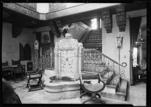 Stairway in Medical Arts building, 4757 Hollywood Boulevard, Los Angeles, CA, 1932