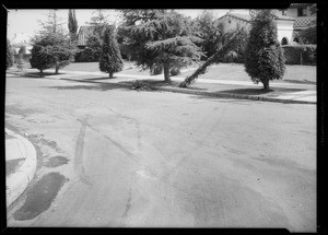 Intersection of Marguerita Avenue and 20th Street, Santa Monica, CA, 1935