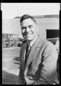 New Ford touring car & show top, also Mr. Brown of Tupman's, Southern California, 1930