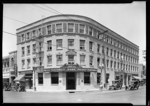 Pacific Southwest Bank at West 6th Street and South Western Avenue, Los Angeles, CA, 1926