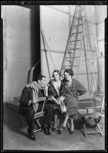 Edward Everett Horton backstage, Southern California, 1929