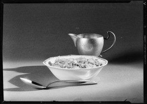 Eating cereal, Southern California, 1931