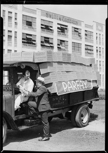 Truck load of Parfay, Southern California, 1931