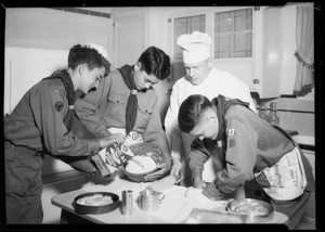 Scouts at mill, Southern California, 1935