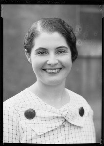 Ford winner Katherine Kessler, Southern California, 1934