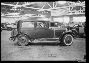 Nash sedan, Henry C. Tyler owner and assured, Southern California, 1934