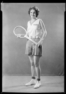 Tennis & gym outfits, Southern California, 1931