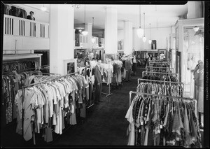 Interior of store at 7th Street and Los Angeles Street, Los Angeles, CA, 1932