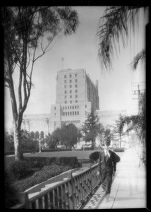 Window shades, new Elks Clubhouse, Broadway Department Store, Los Angeles, CA, 1926