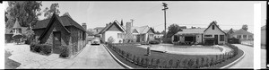 Swimming pool in backyard, Southern California, 1942