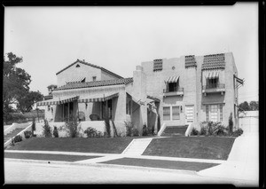 Home architecture - 142 Commonwealth, Southern California, 1926