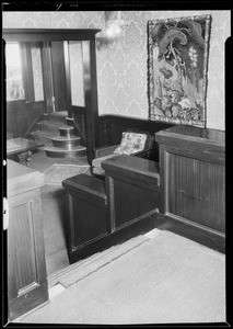 Stairway at Fossmore Studio, 666 South New Hampshire Avenue, Los Angeles, CA, 1933