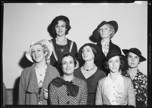 Society women win places in cast, California Festival Association, Southern California, 1934